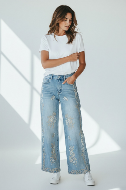Jeans ricamo Kily