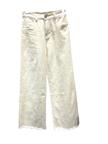JEANS IN DENIM BEIGE WIDE LEG